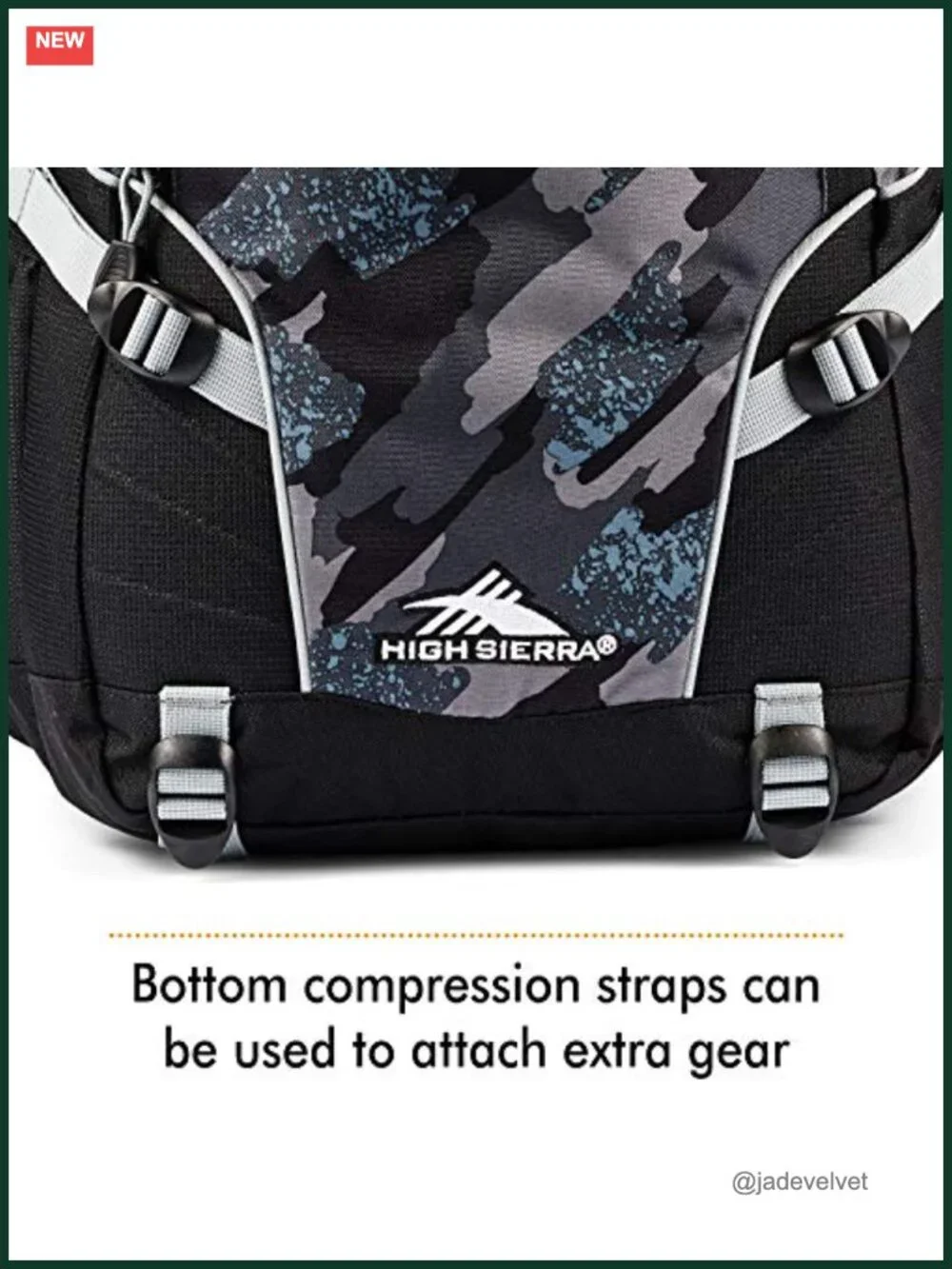 High Sierra Loop Backpack with Tablet Sleeve for Travel Work
